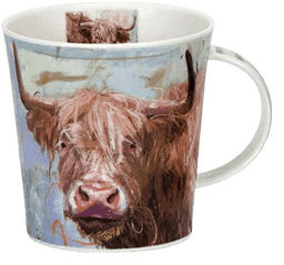 Bild von Dunoon Cairngorm Animals on Canvas Highland Cows